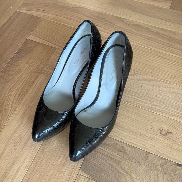 SERGIO ROSSI platform heels | Size 37 EUR - Picture 2 of 11